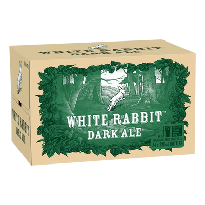 White Rabbit Dark Ale 330ml Bottle Case of 24