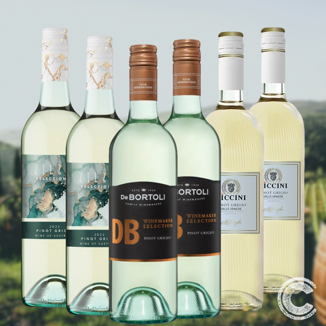 Mixed White Wine 6 Pack - Every Day Pinot Grigio
