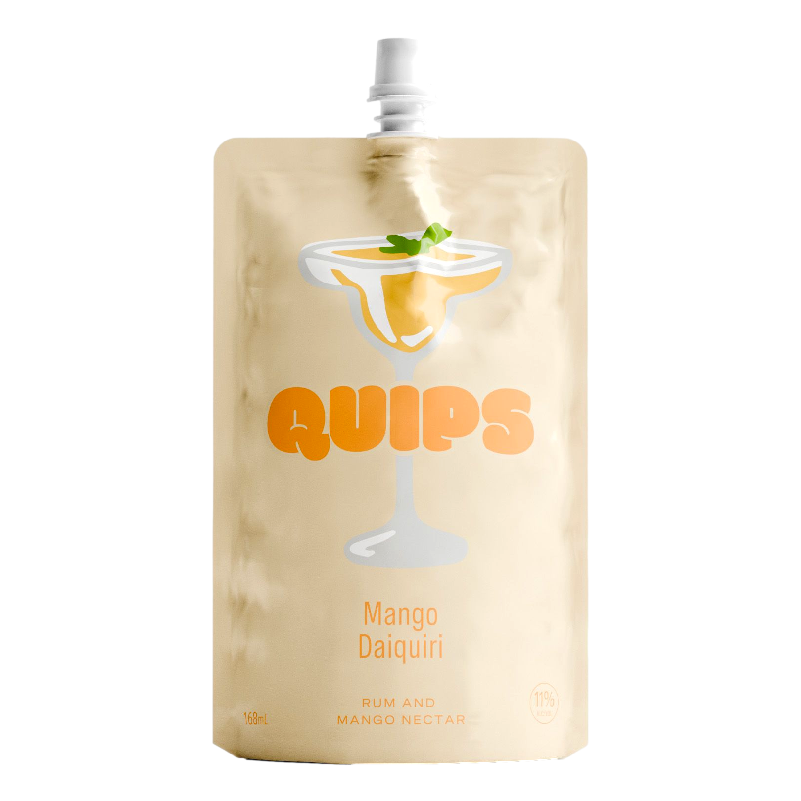 Quips Mango Daiquiri Cocktail Pouch 168ml Single Camperdown Cellars