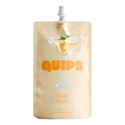 Quips Mango Daiquiri Cocktail Pouch 168ml 4 Pack