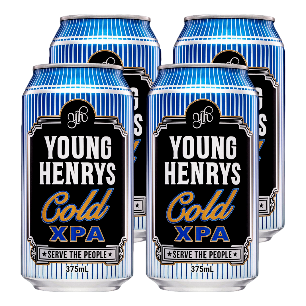 Young Henrys Cold XPA 375ml Can 4 Pack