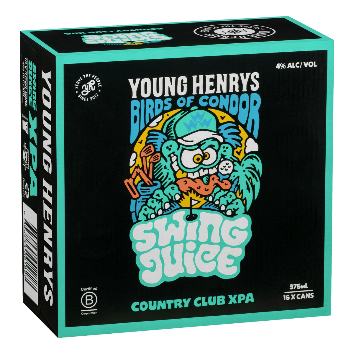 Young Henrys Swing Juice Country Club XPA 375ml Can Case of 16