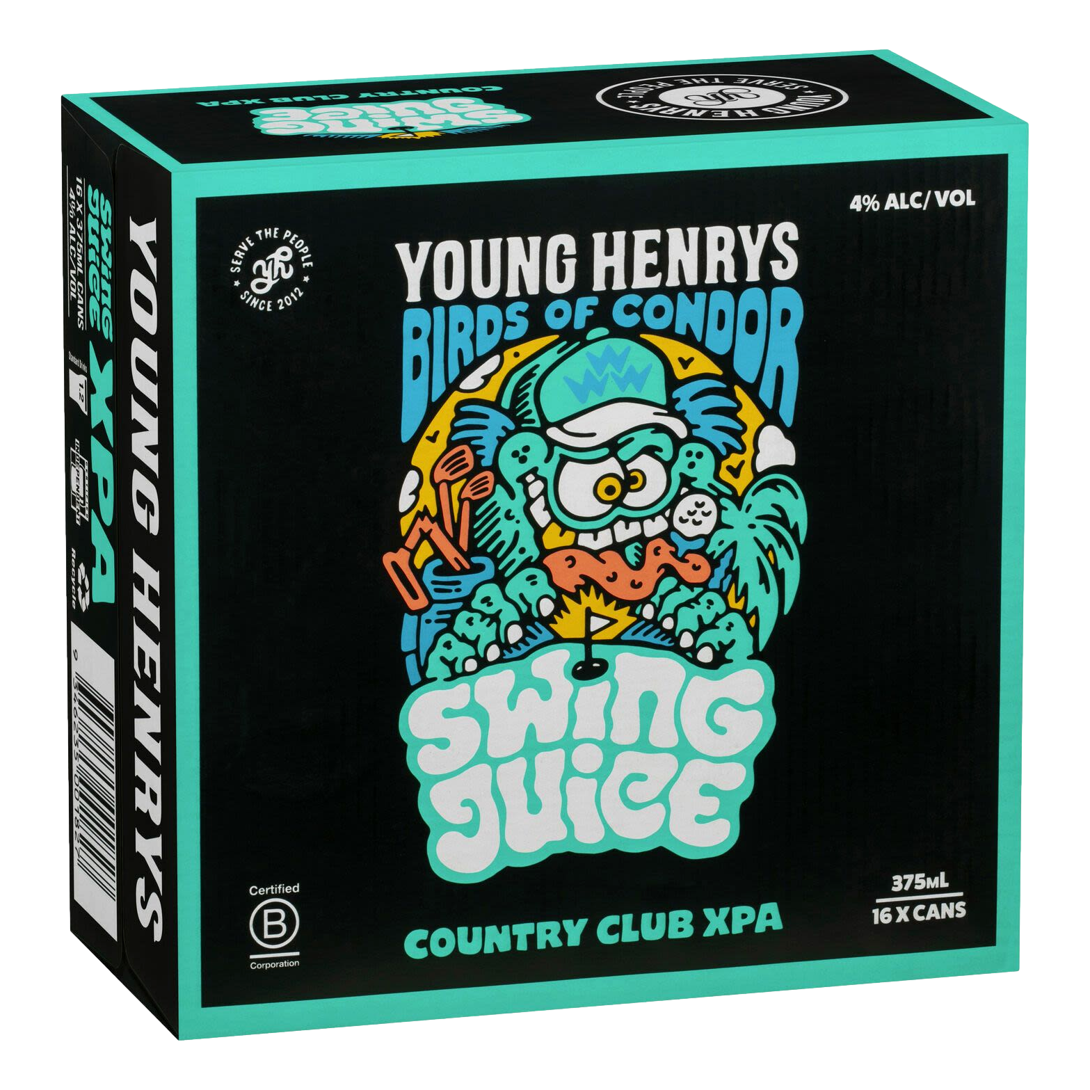 Young Henrys Swing Juice Country Club XPA 375ml Can Case of 16
