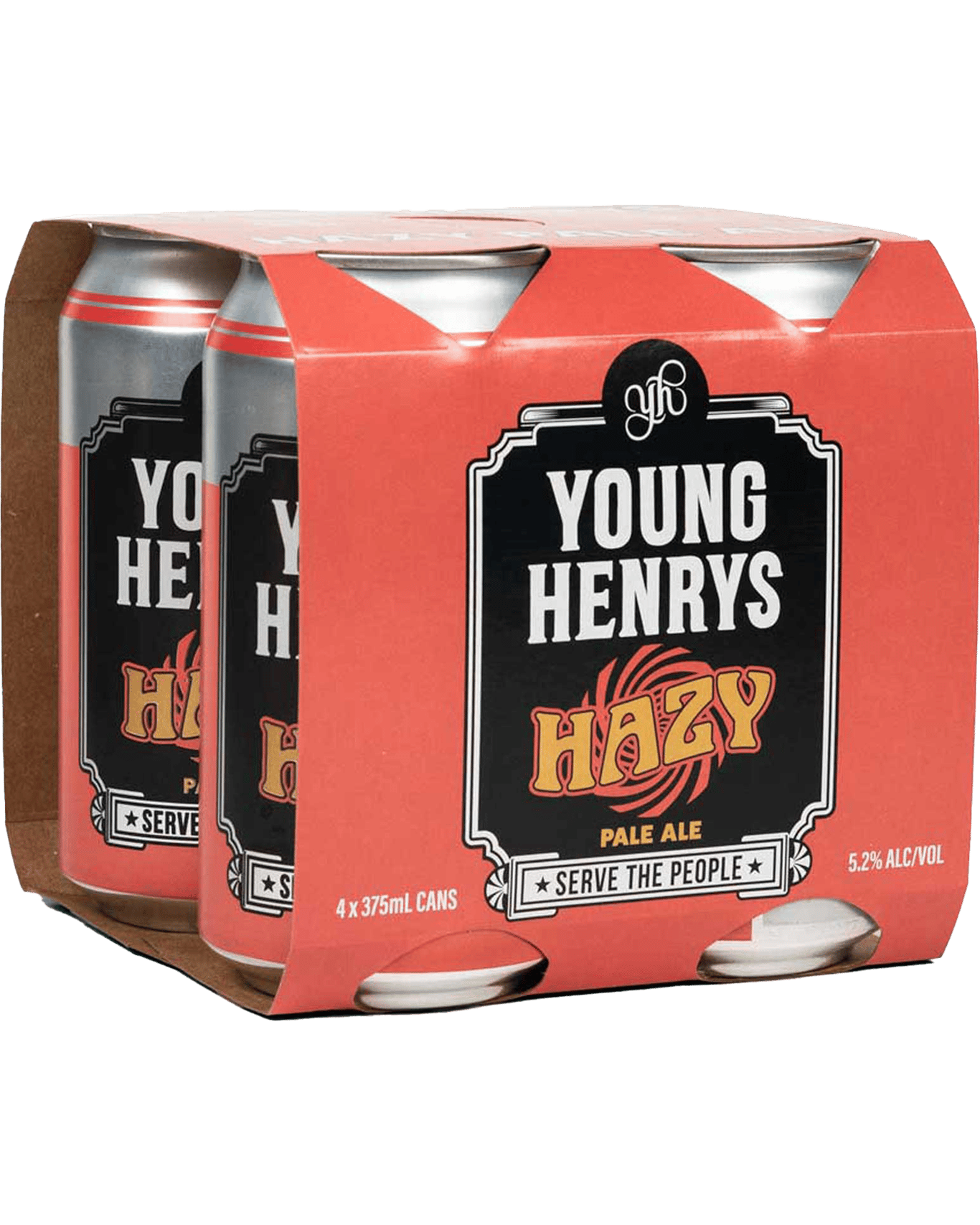 Young Henrys Hazy Pale Ale 375ml Can 4 Pack