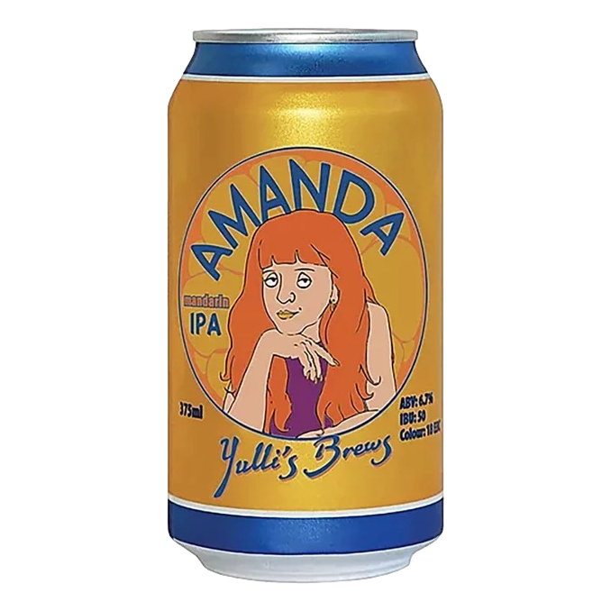 Yulli's Amanda Mandarin IPA 375ml Can Case of 16