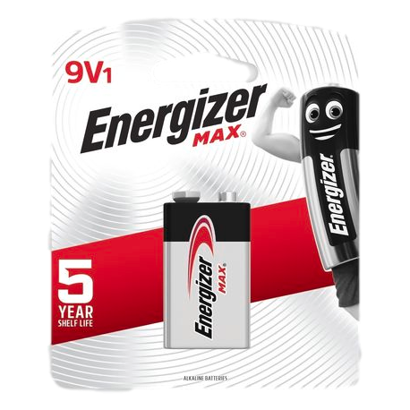 Energizer Battery Max 9V Single