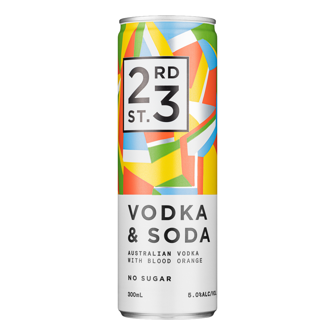23rd Street Vodka & Blood Orange 300ml Can 4 Pack