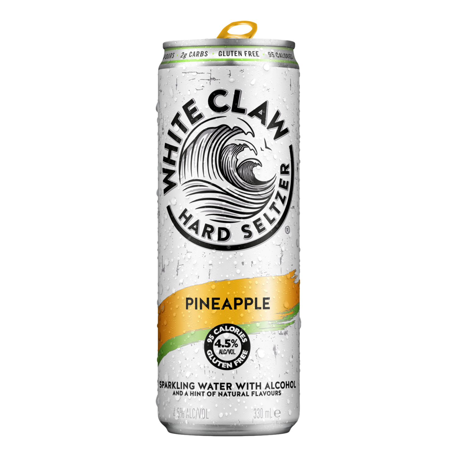 White Claw Hard Seltzer Pineapple 330ml Can Single