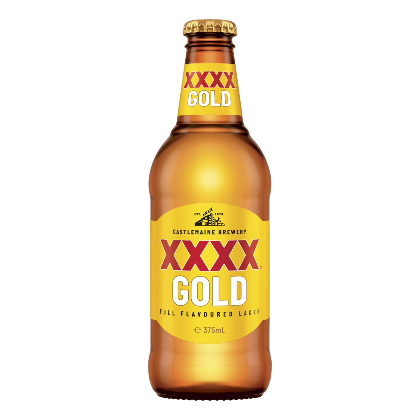 XXXX Gold Lager 3.5% 375ml Bottle Single