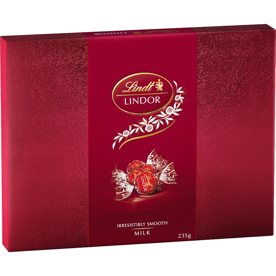 Lindt Lindor Box Milk Chocolate Ball 235g