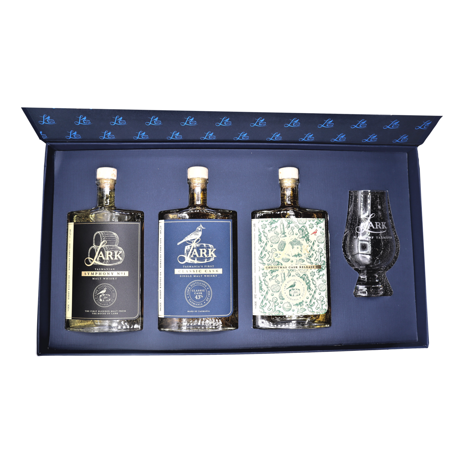 Lark  Distillery Flight Whisky 100ml Tasting Set of 3 Gift Pack