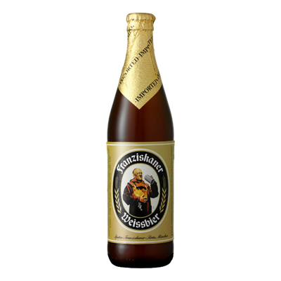 Franziskaner Hefe-Weissbier 500ml Bottle 4 Pack