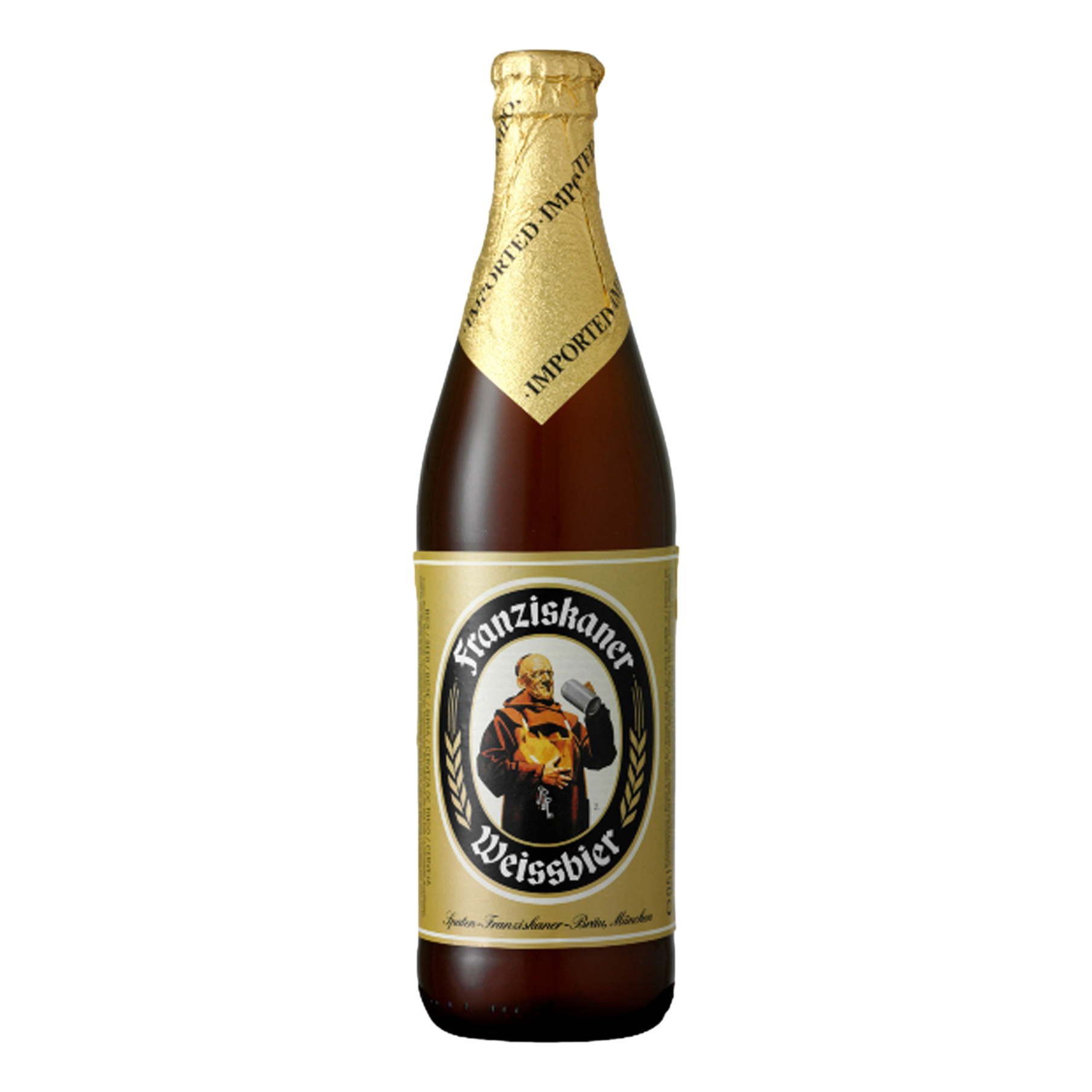 Franziskaner Hefe-Weissbier Naturtrub 500ml Bottle Single