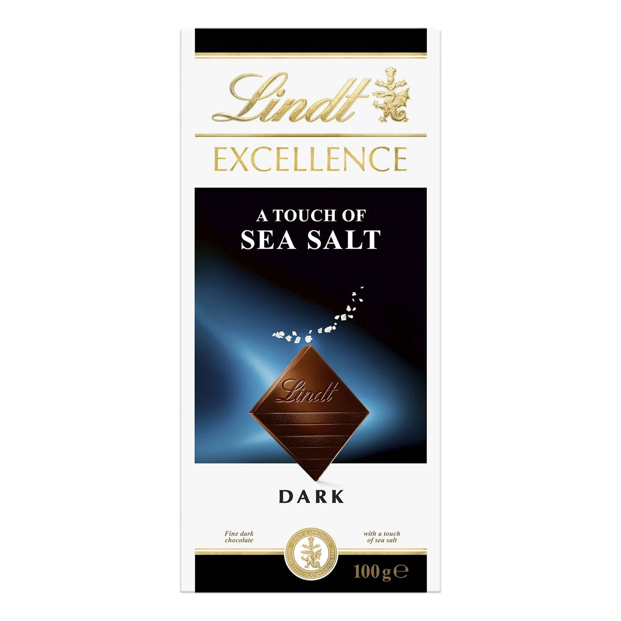 Lindt Excellence Block Sea Salt Dark Chocolate 100g