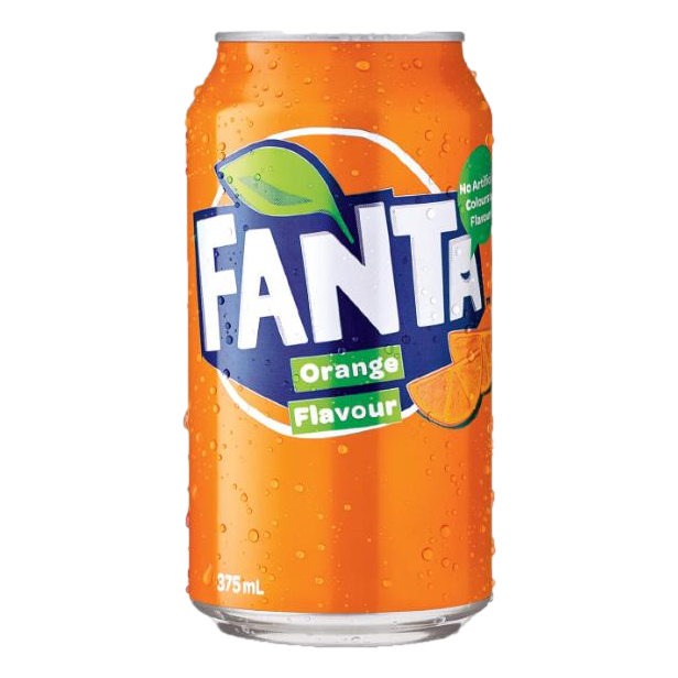 Fanta Orange 375ml Can Case of 24