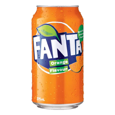 Fanta Orange 375ml Can Case of 24