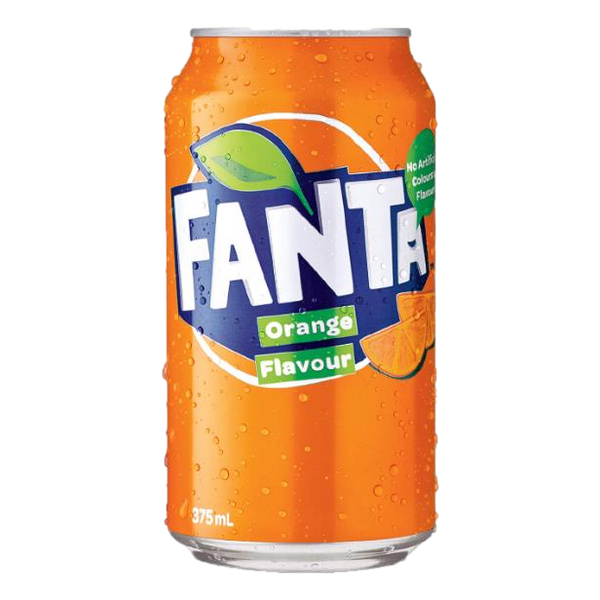 Fanta orange 375ml can single camperdown cellars