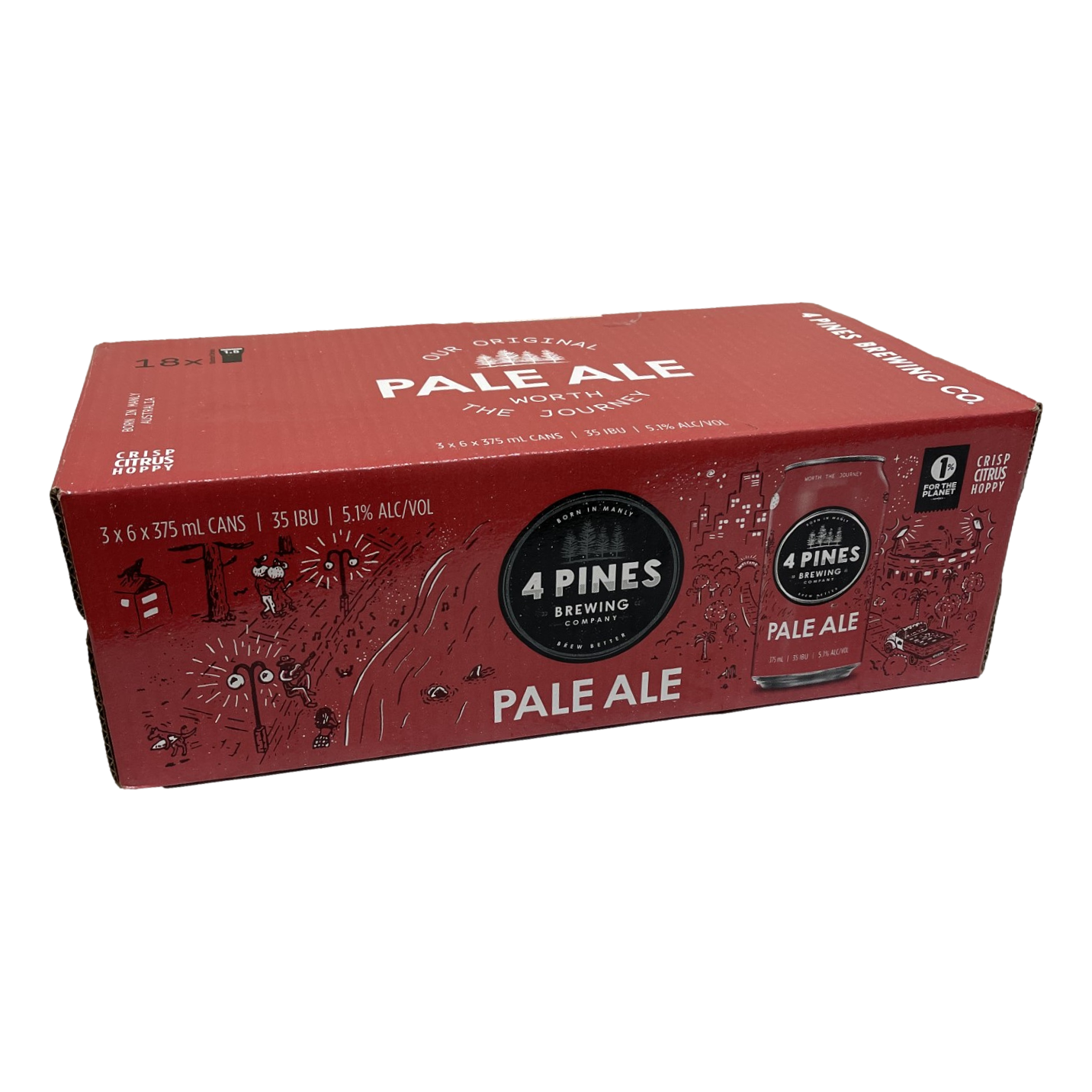 4 Pines Pale Ale 375ml Can Case of 18