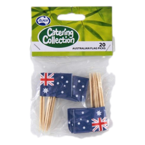 Alpen Flag Picks Australian 20 Pack