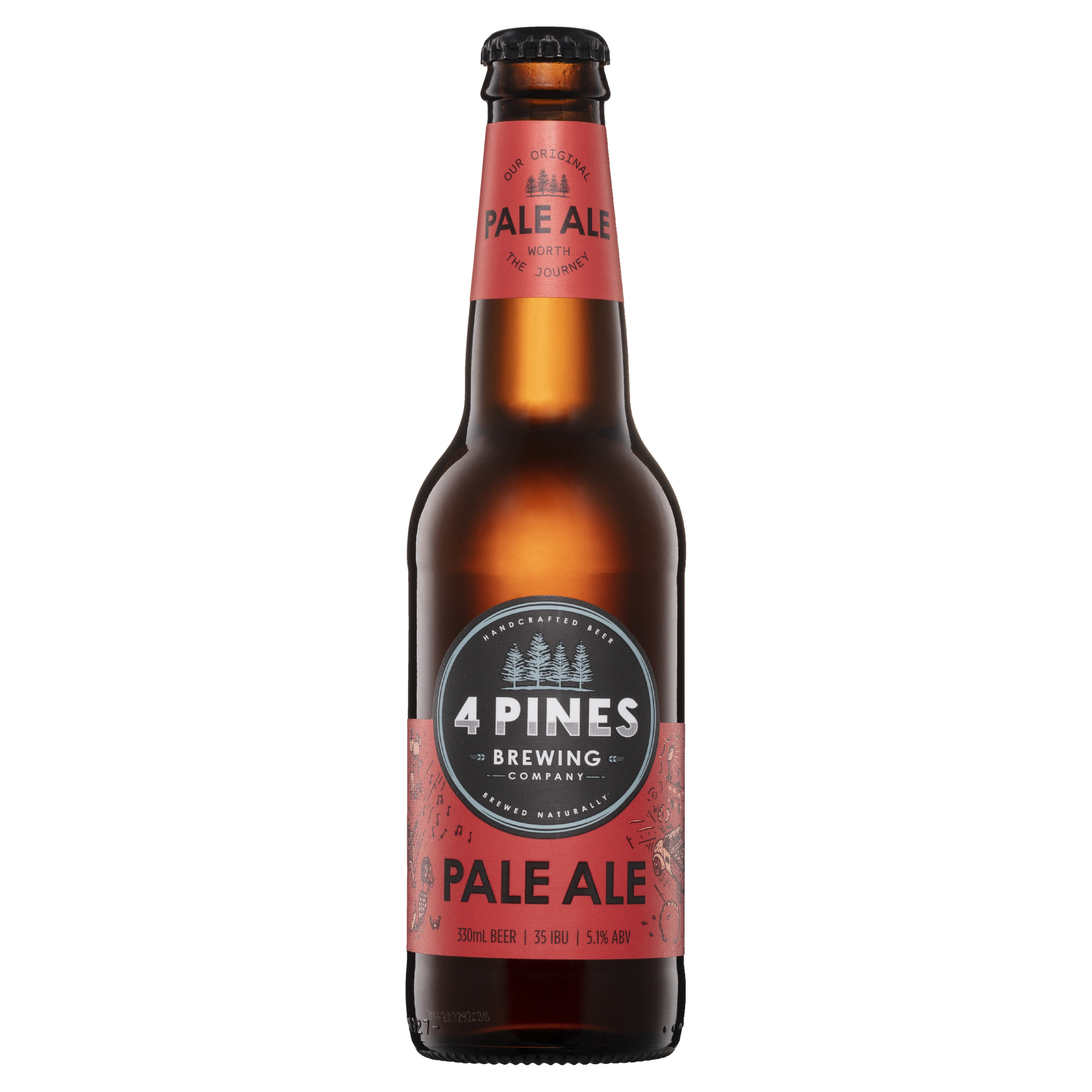 4 Pines Pale Ale 330ml Bottle Single