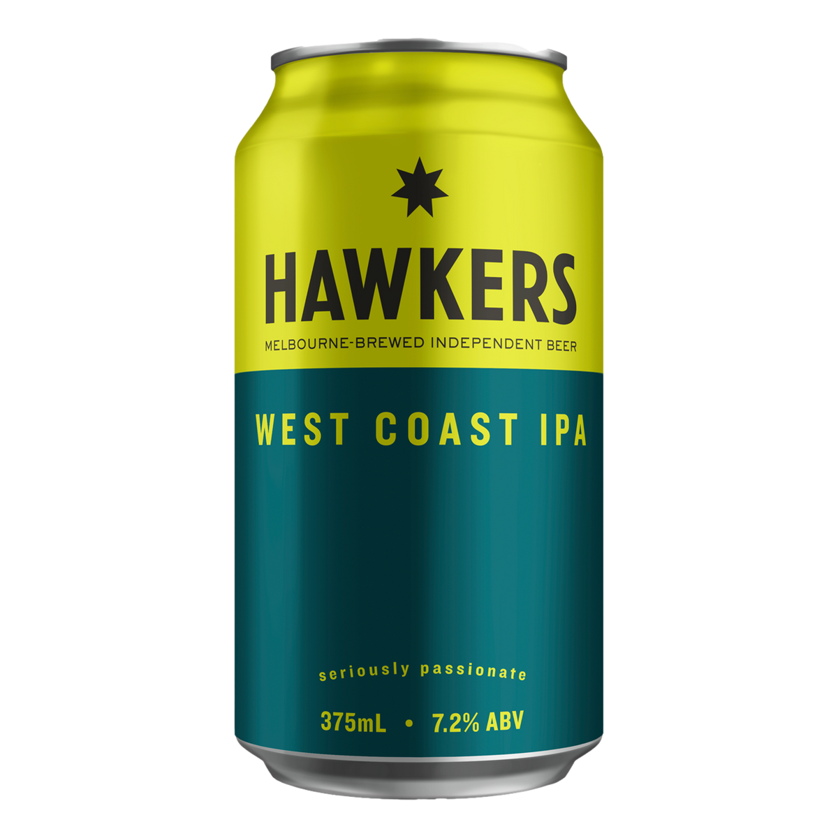Hawkers West Coast IPA 375ml Can Case of 16