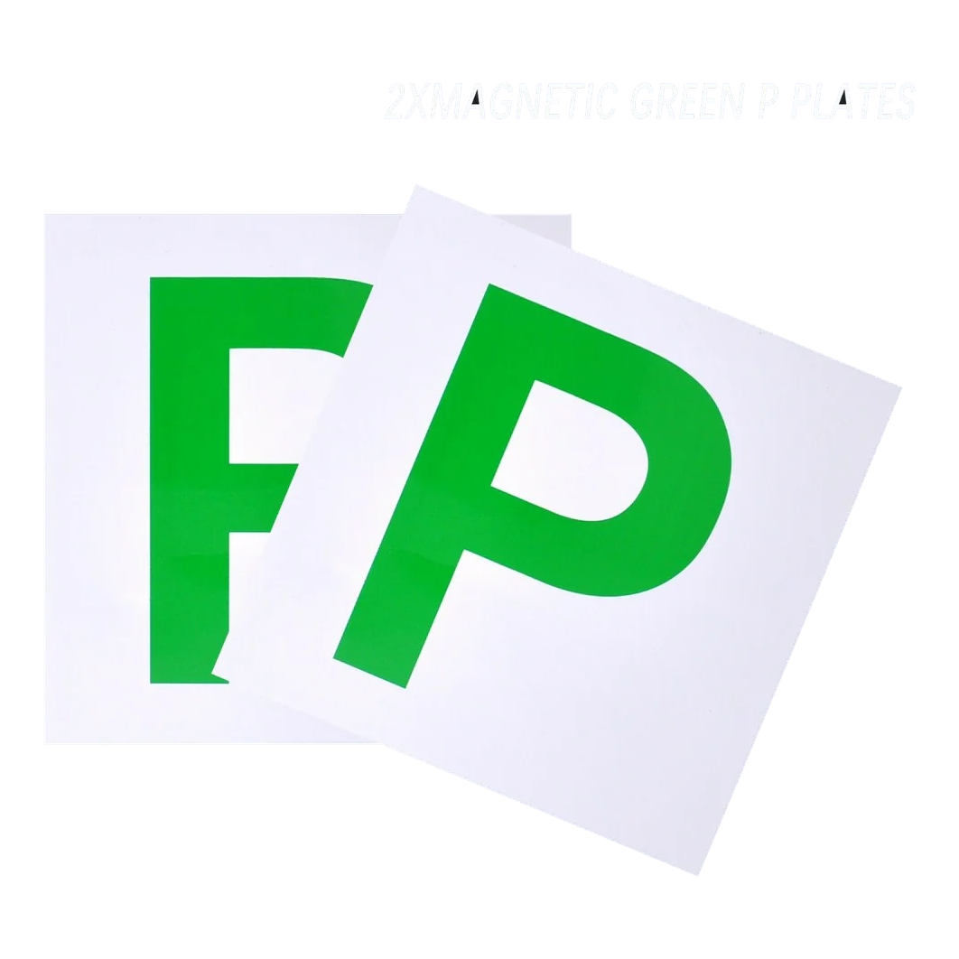 Magnetic Green P Plates 2 Pack