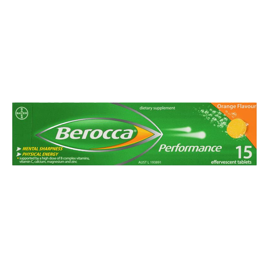 Berocca Performance Tablets Orange 15 Pack