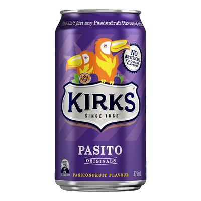 Kirks Pasito 375ml Can Case of 10