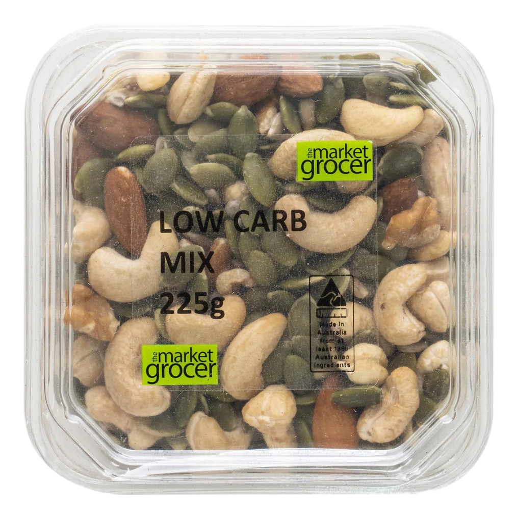 The Market Grocer Low Carb Mixed Nuts 225g