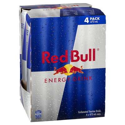 Red Bull Energy Drink 473ml Can 4 Pack