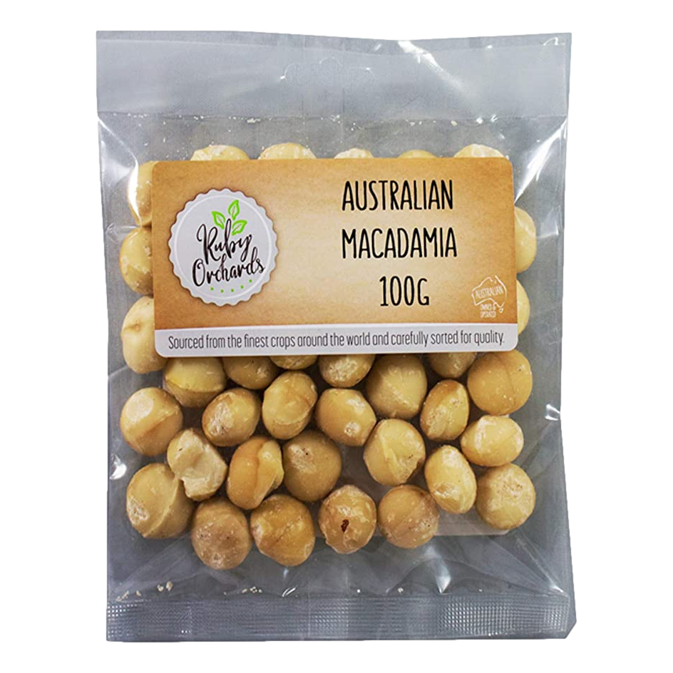 Ruby Orchards Australian Macadamias 100g