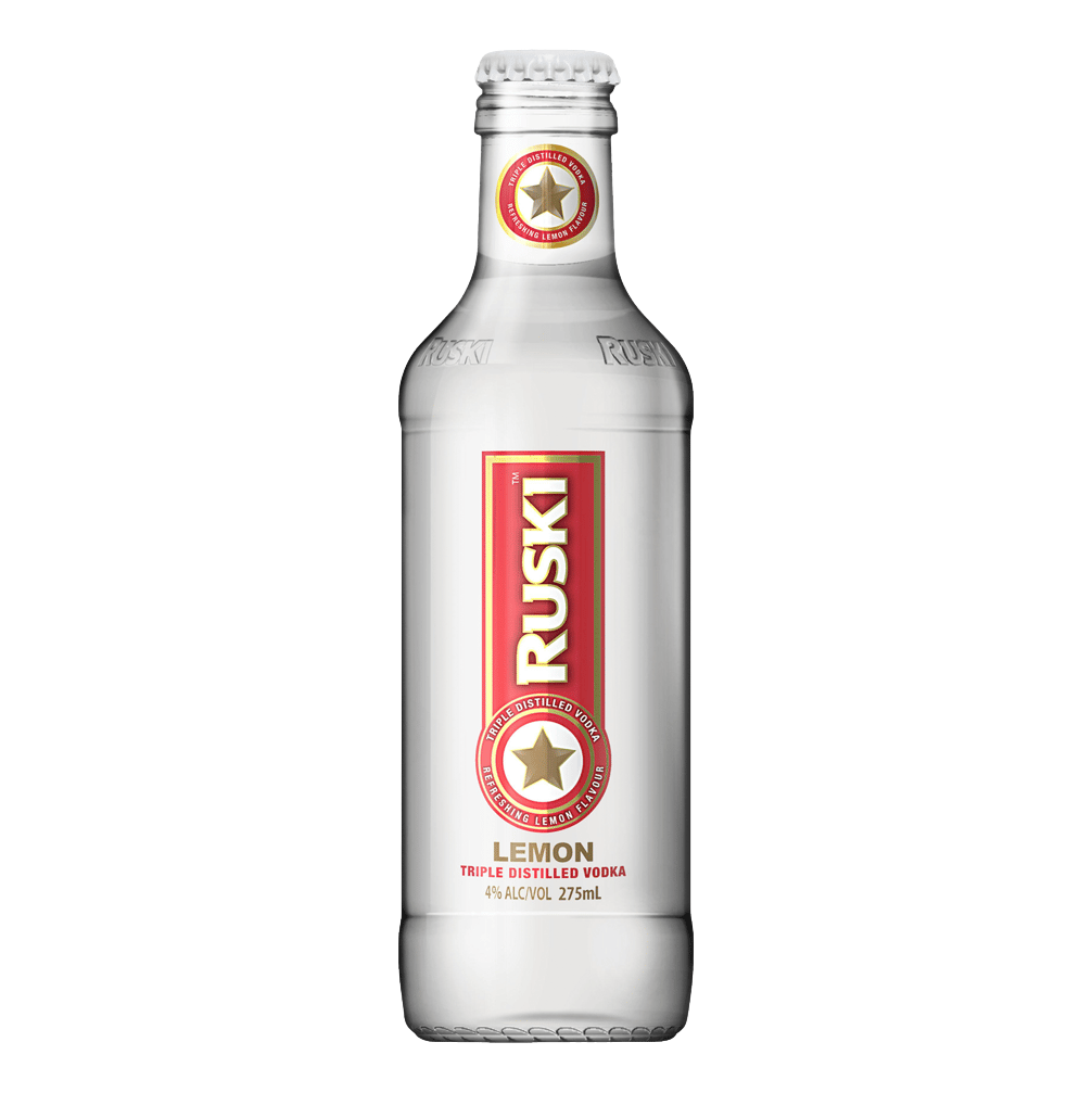 Ruski Vodka & Lemon 275ml Bottle Single