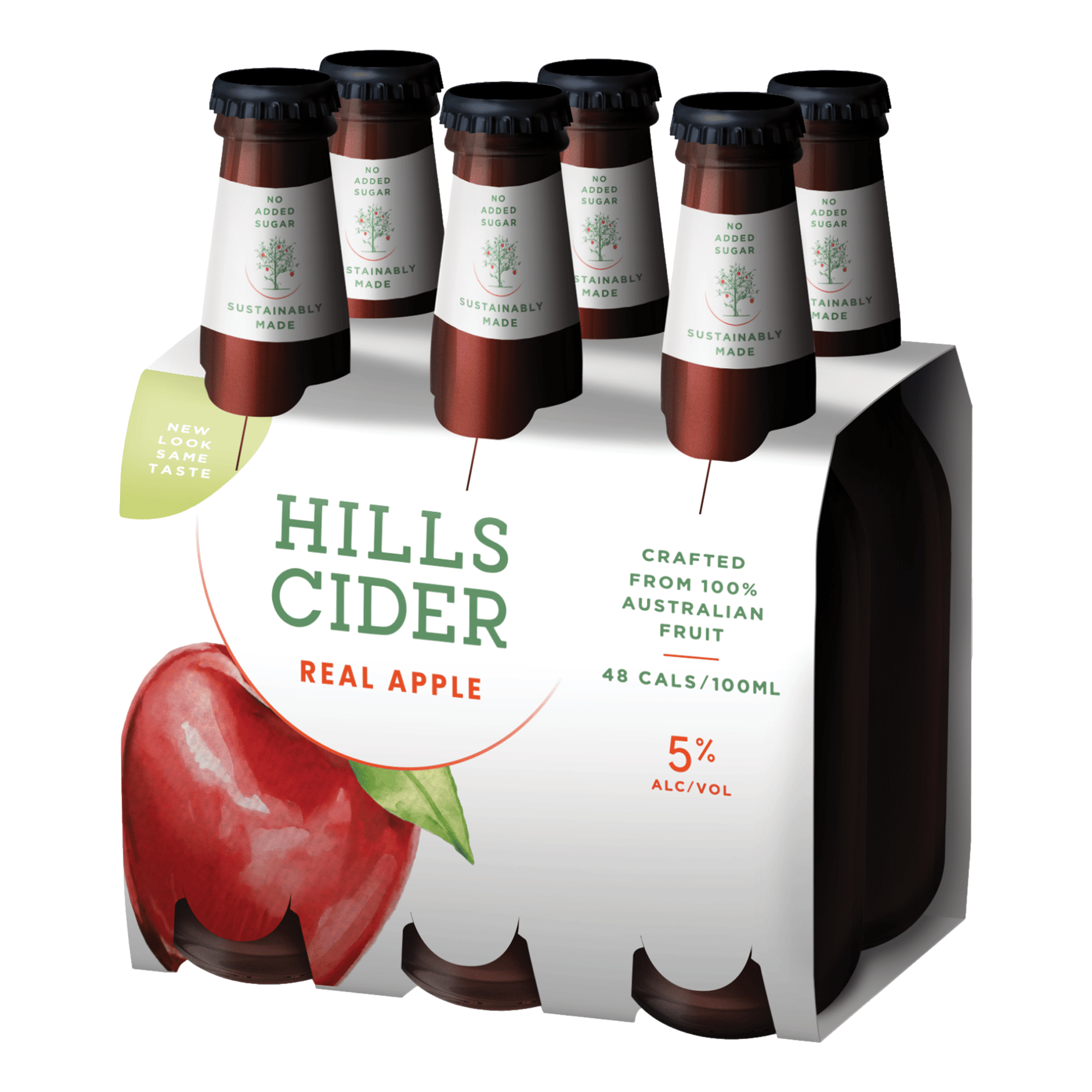 The Hills Cider Co Apple Cider 330ml Bottle 6 Pack