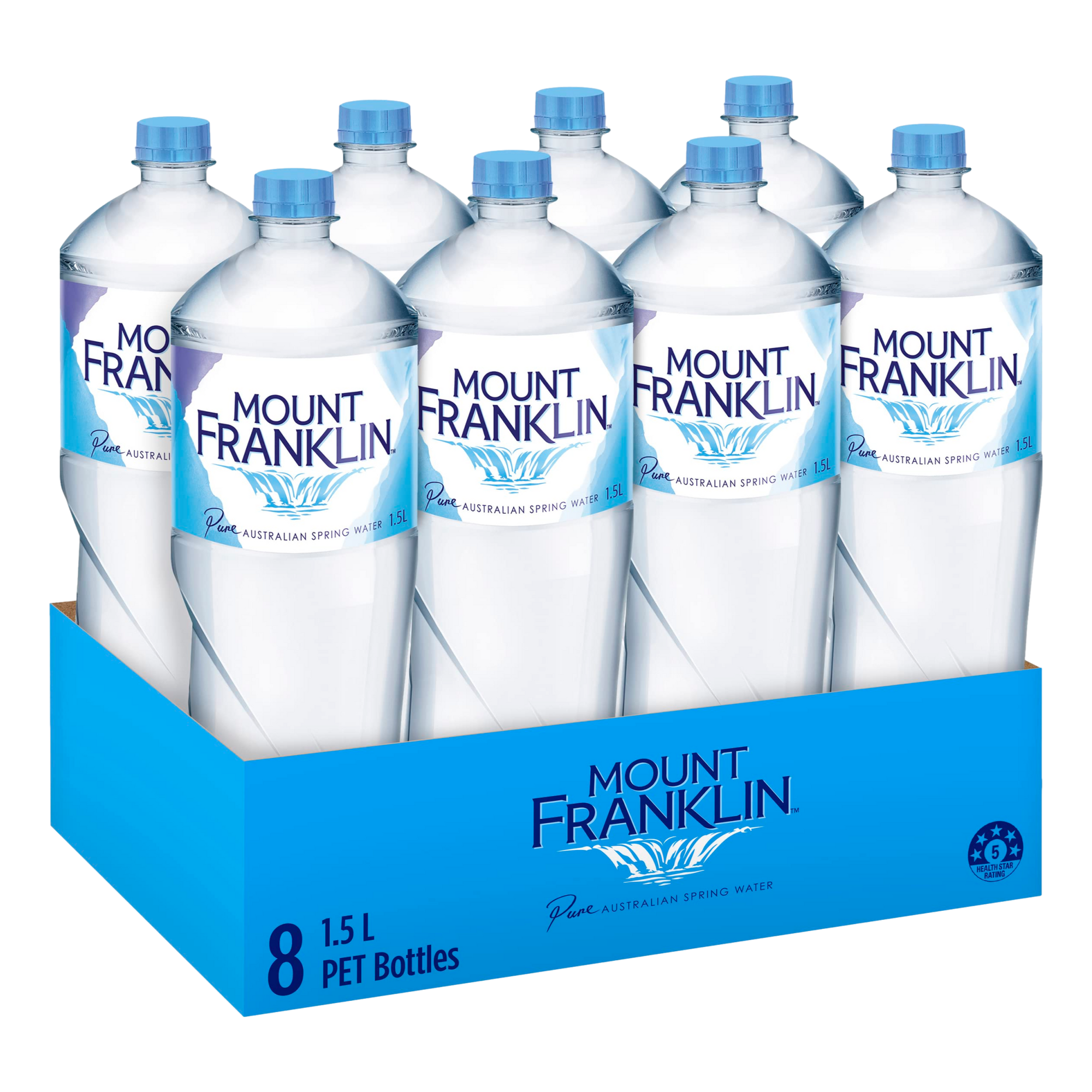 Mount Franklin Spring Water 1.5L Bottle Case of 8