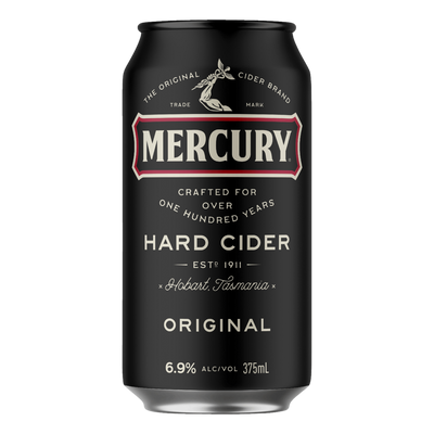 Mercury Hard Cider Original 6.9% 375ml Can 10 Pack