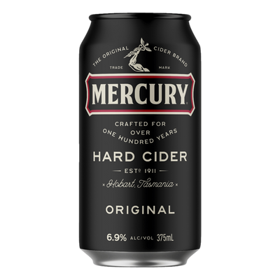 Mercury Hard Cider Original 6.9% 375ml Can 6 Pack
