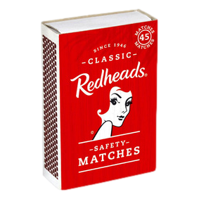 Redheads Matches 45 Pack Single