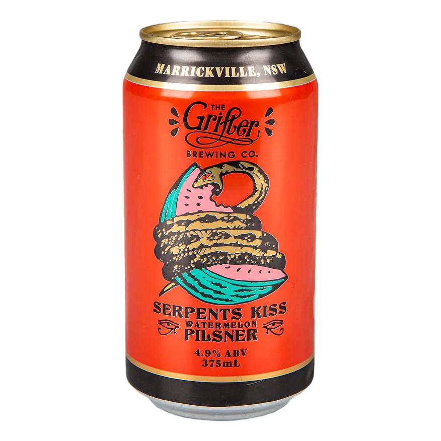 Grifter Serpents Kiss Watermelon Pilsner 375ml Can Single