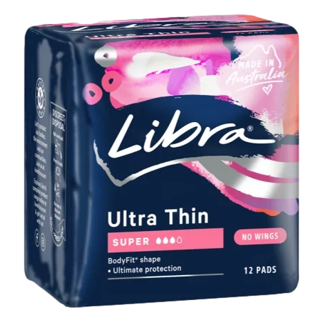 Libra Pad Ultra Thin Super Wings 12 Pack
