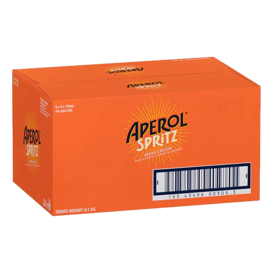 Aperol Spritz 200ml Bottle  Case of 24
