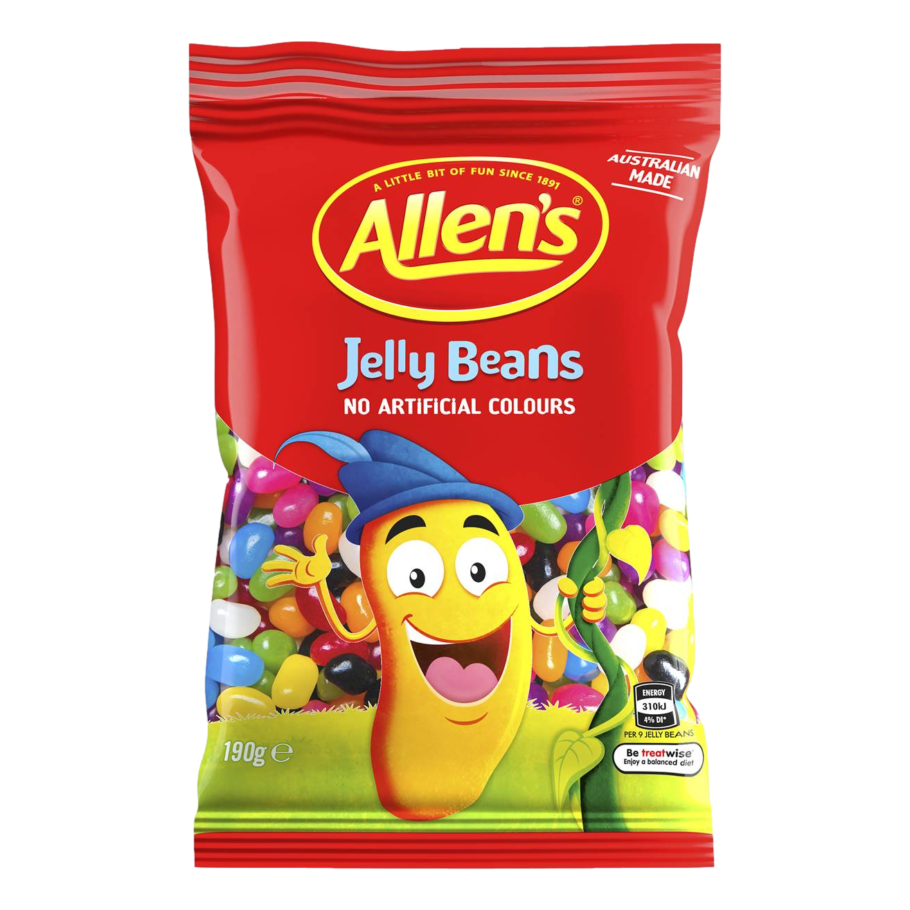 Allen's Jelly Beans Lolly Bag 190g