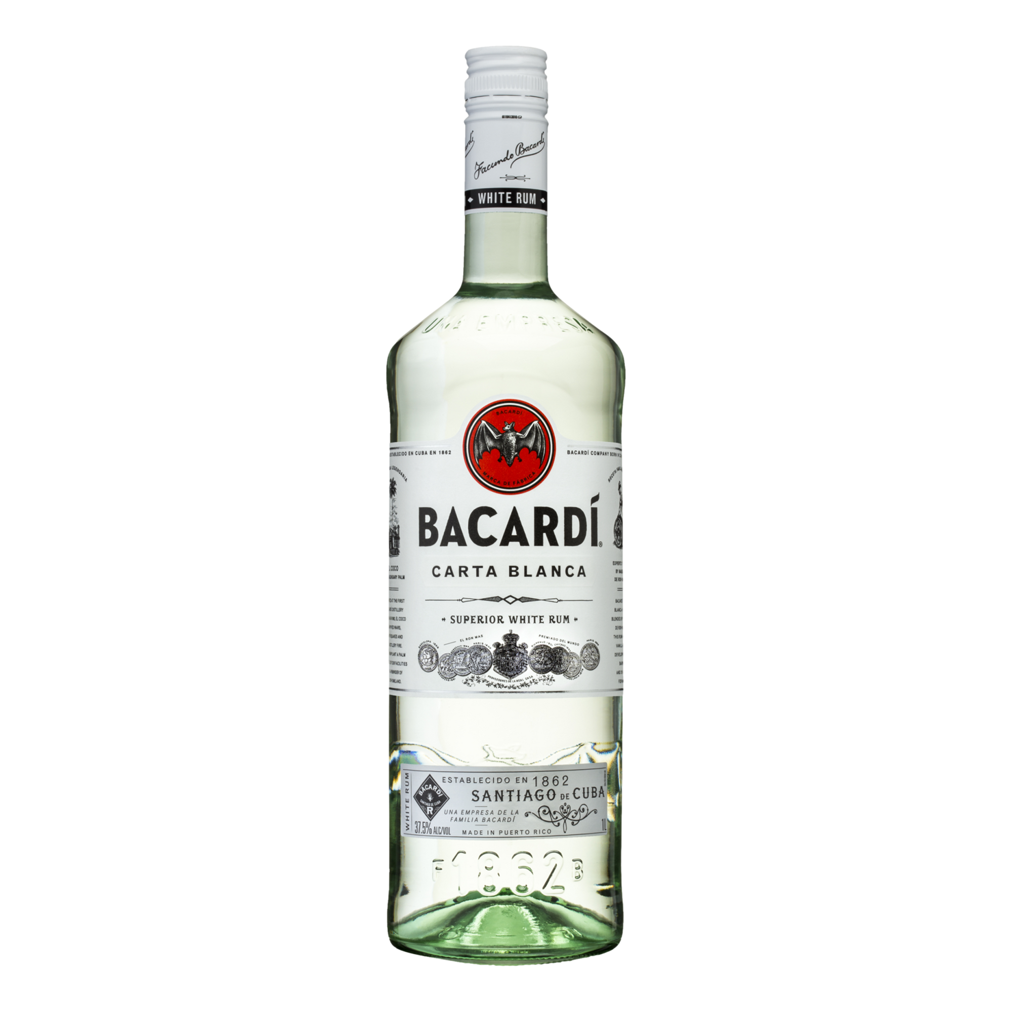 Bacardi Carta Blanca Rum 1L