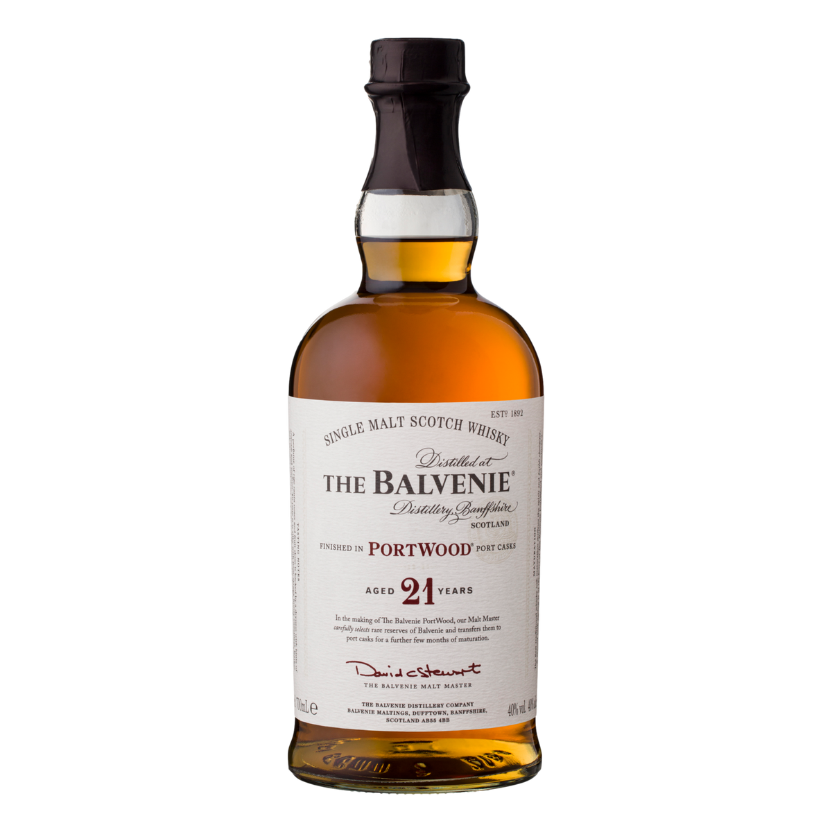 The Balvenie Portwood Finish Single Malt Scotch Whisky 21YO 700ml