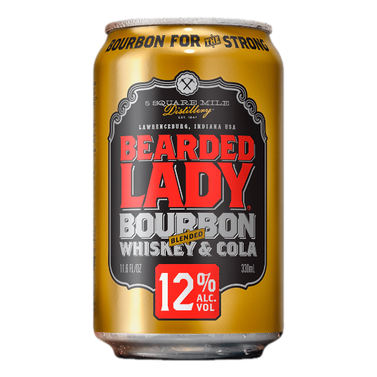 Bearded Lady & Cola 12% 330ml Can 4 Pack