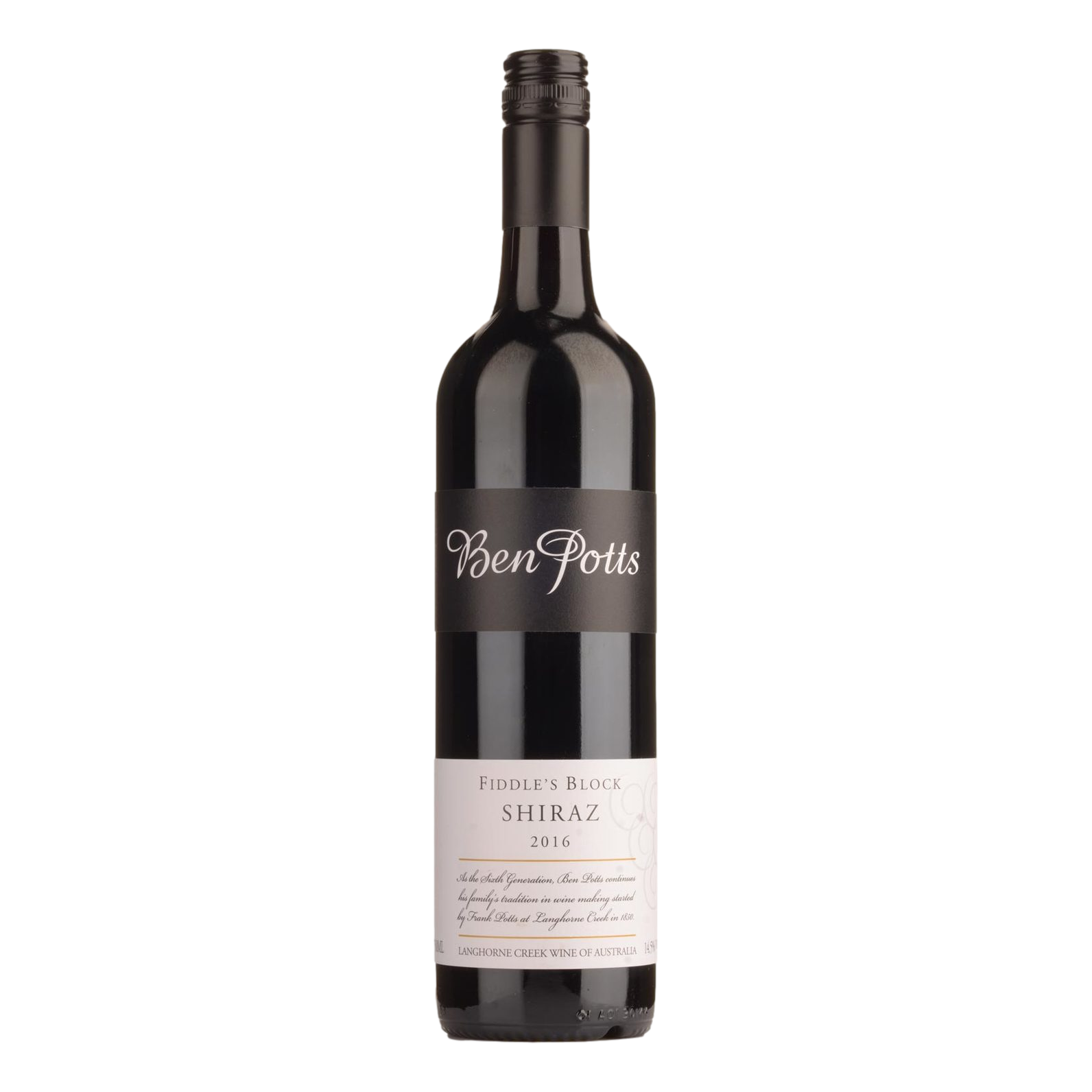 Ben Potts Fiddle's Block Shiraz