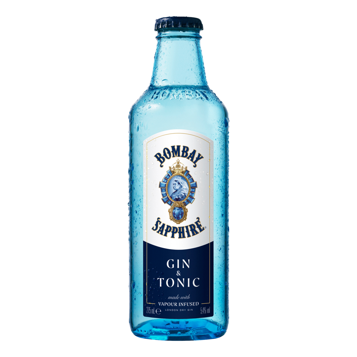 Bombay Sapphire Gin & Tonic 275ml Bottle 4 Pack