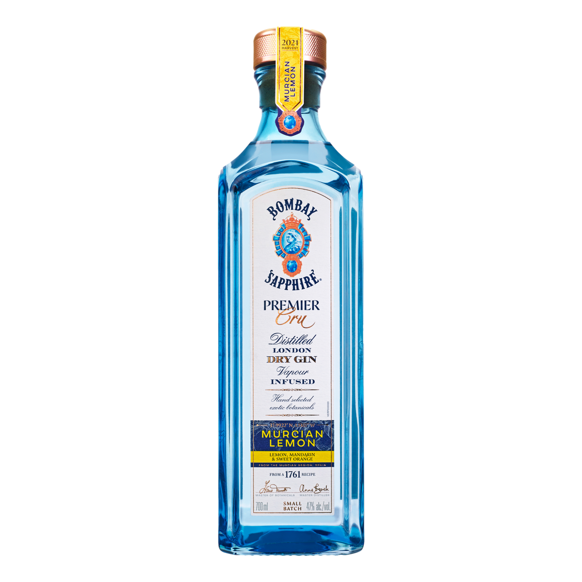 Bombay Sapphire Premier Cru Murcian Lemon Gin 700ml