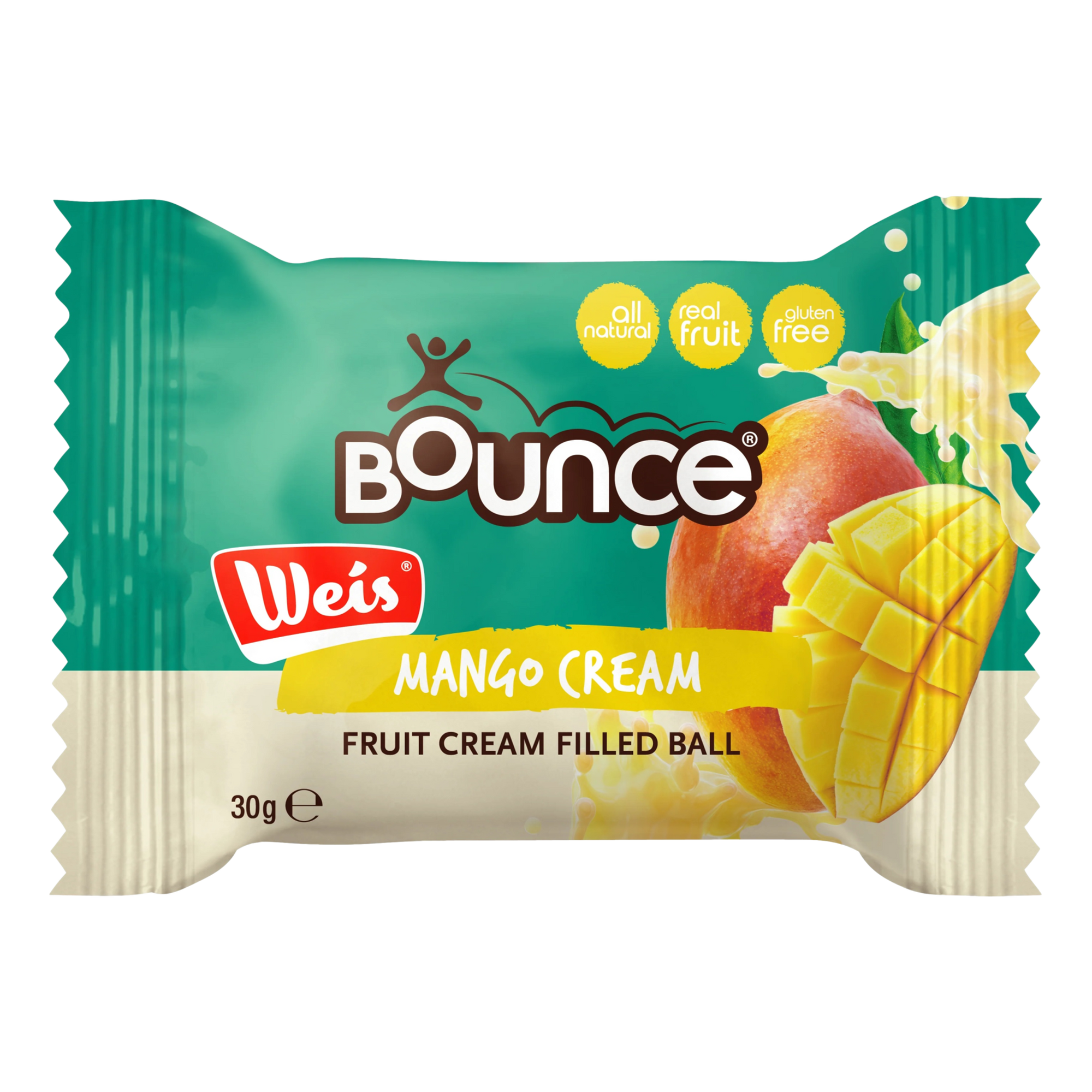 Bounce Weis Mango Cream Filled Ball 30g