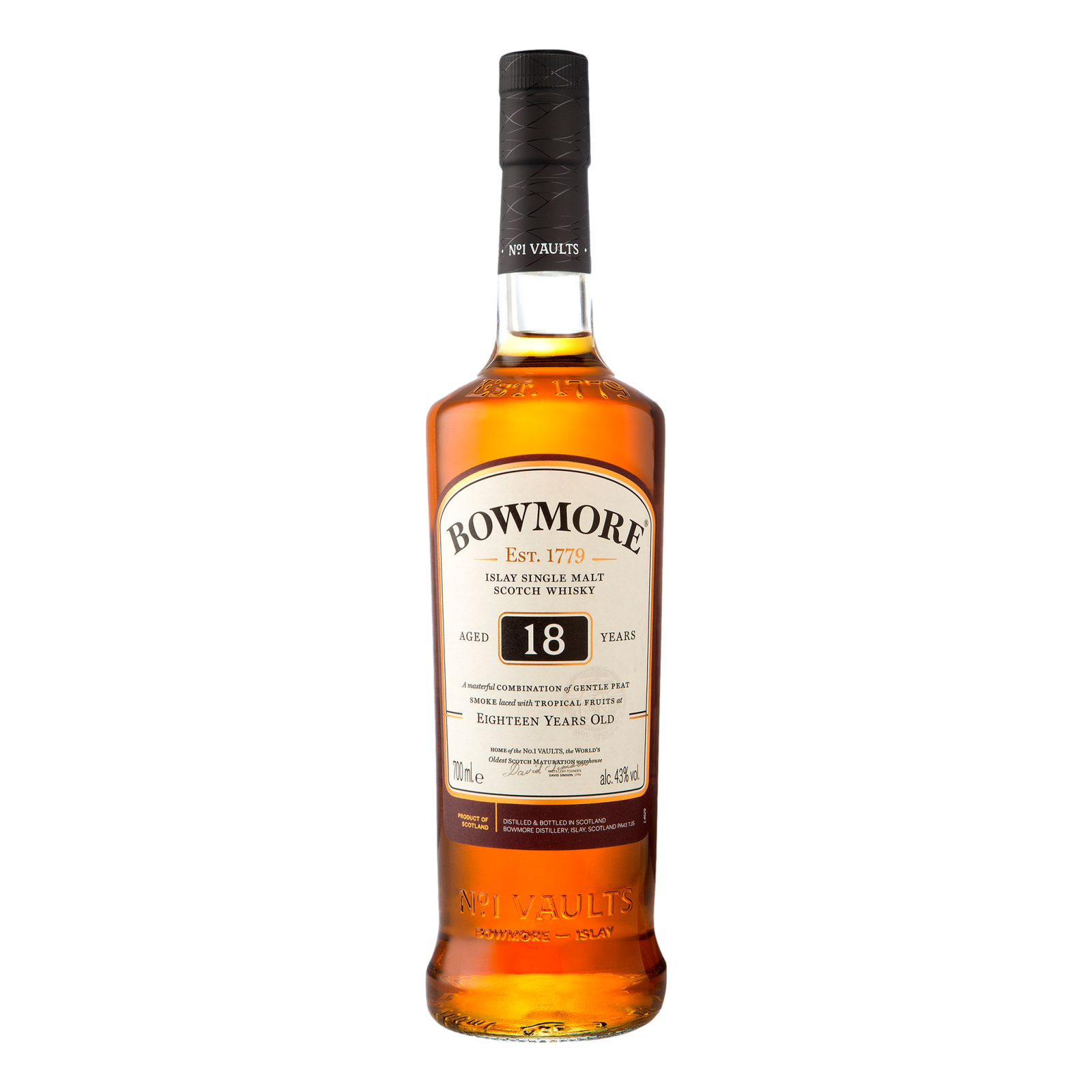 Bowmore Single Malt Old Scotch Whisky 18YO 700ml