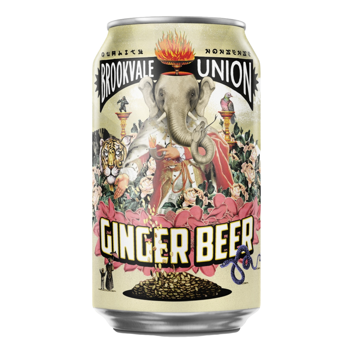 Brookvale Union Alcoholic Ginger Beer 330ml Can 6 Pack